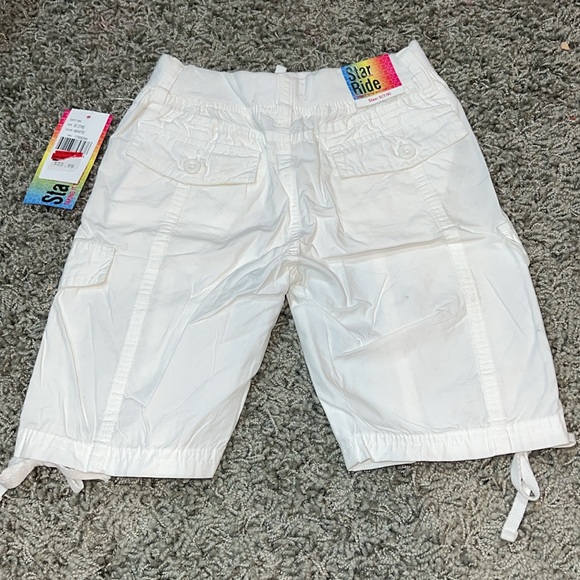 NEW Girls Cargo/Bermuda Shorts 7/8 - Picture 5 of 6